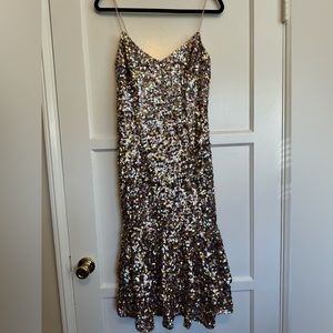Adriana Papel stunning sequin party dress size 8 worn once!